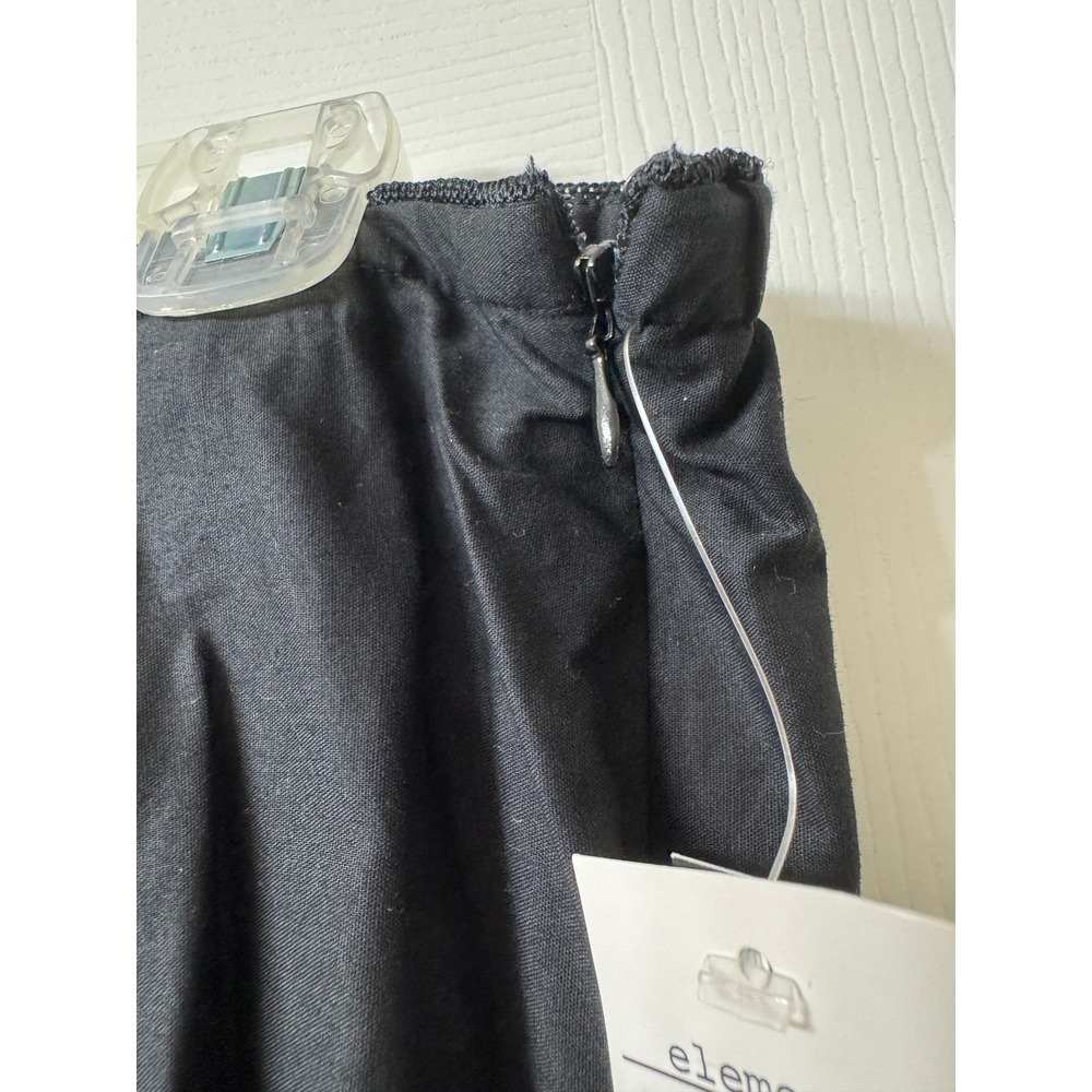 Women's plus size flare skirt, black & white stitching side zipper size 1X NWT - Picture 5 of 7